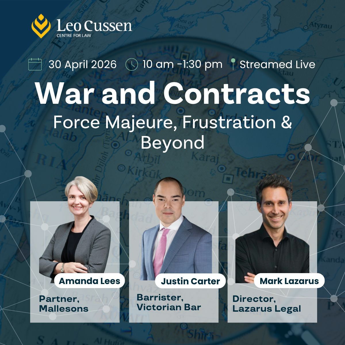 Mark Lazarus at the Leo Cussen Centre for Law, April 2026